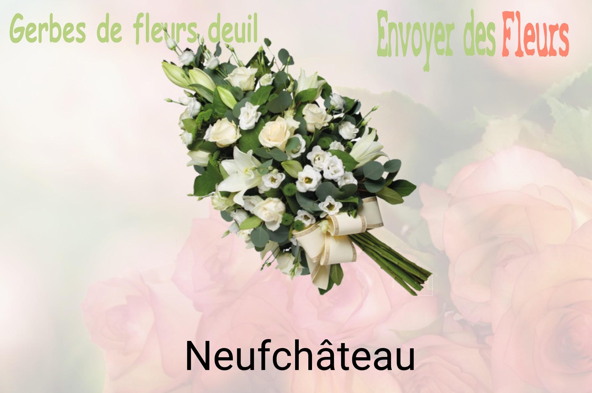 Gerbe de fleurs de deuil livrée à Neufchâteau